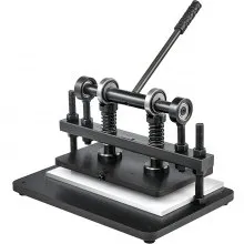 VEVOR Leather Cutting Machine 360x260mm Manual Die Cutter Max. 15 mm Leather Embossing Machine Hand Press Mold Leather Die Cut Leather Craft Cutting Machine for Various of Materials