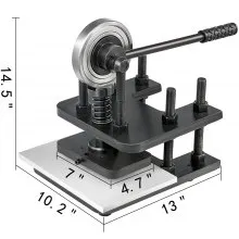 VEVOR Leather Cutting Machine 180x120mm Manual Die Cutter Heavy Duty Leather Embossing Machine Hand Press Mold Mould Leather Die Cut Leather Craft Cutting Machine for Various Materials