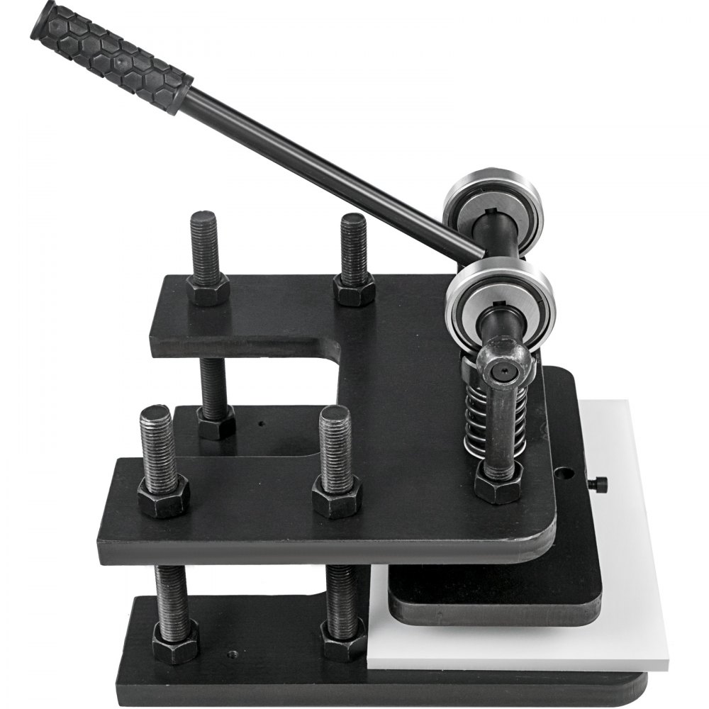 VEVOR Leather Cutting Machine 280x140mm Manual Die Cutter Max 12 mm Leather Embossing Machine Hand Press Mold Leather Die Cut Leather Craft Cutting Machine for Various of Materials