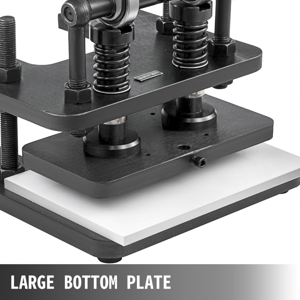 VEVOR Leather Cutting Machine 280x140mm Manual Die Cutter Max 12 mm Leather Embossing Machine Hand Press Mold Leather Die Cut Leather Craft Cutting Machine for Various of Materials