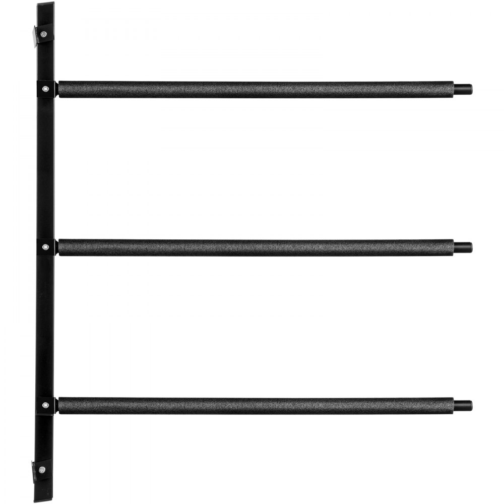 VEVOR Kayak Storage Kayak Wall Rack, Heavy-Duty Kayak Hooks, 300 LBS Load-Bearing Capacity Kayak Hanger for Indoor Use, 100 LBS Per Layer Paddle Board Rack, 3 Layers Kayak Storage Rack for 3 Canoes