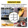 VEVOR Kayak Storage Kayak Wall Rack, Heavy-Duty Kayak Hooks, 300 LBS Load-Bearing Capacity Kayak Hanger for Indoor Use, 100 LBS Per Layer Paddle Board Rack, 3 Layers Kayak Storage Rack for 3 Canoes