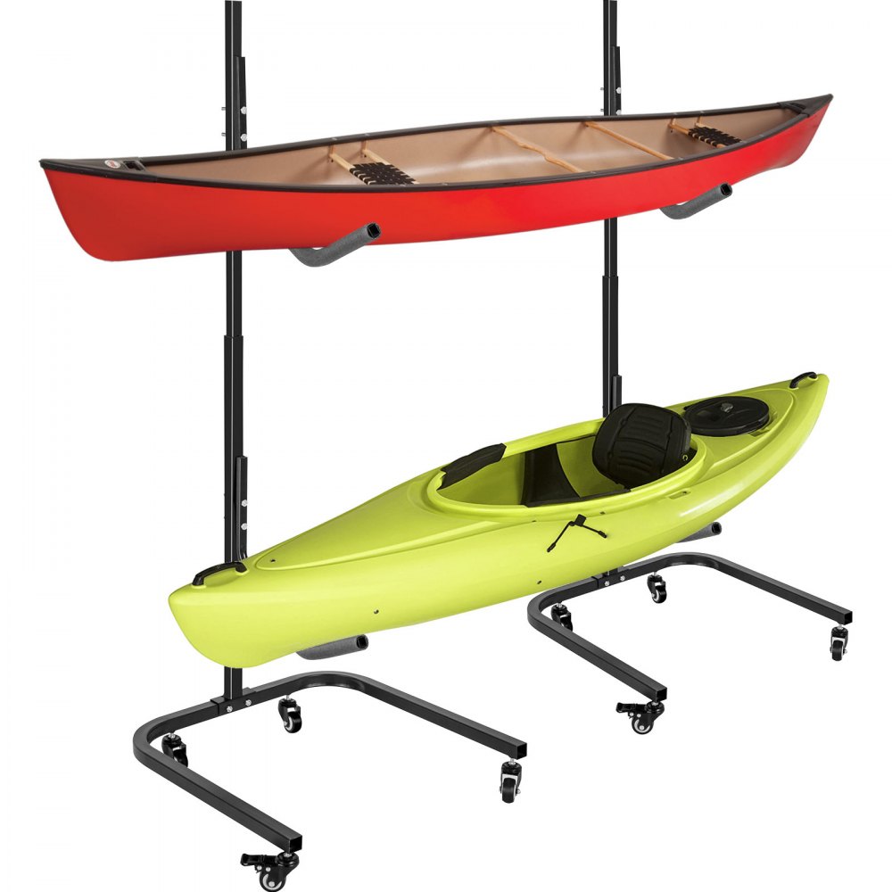 VEVOR Freestanding Kayak Storage Rack, 200 LBS Load-Bearing