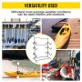 VEVOR Kayak Storage Outdoor Kayak Storage Freestanding 6 Paddle Board Capacity