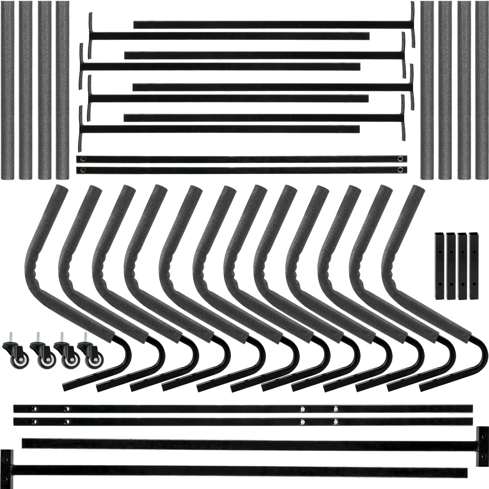 VEVOR Kayak Storage Outdoor Kayak Storage Freestanding 6 Paddle Board Capacity