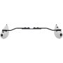 VEVOR kayak stabilizers with two white inflatable floats and a black mounting bar.