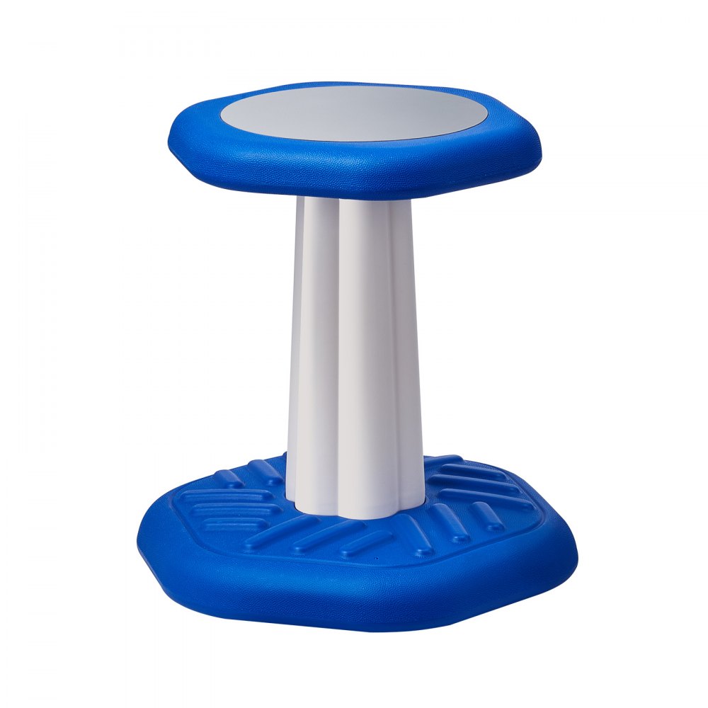 Cadeira ativa VEVOR Kids Wobble com almofada de esponja para idades de 3 a 7 anos, azul