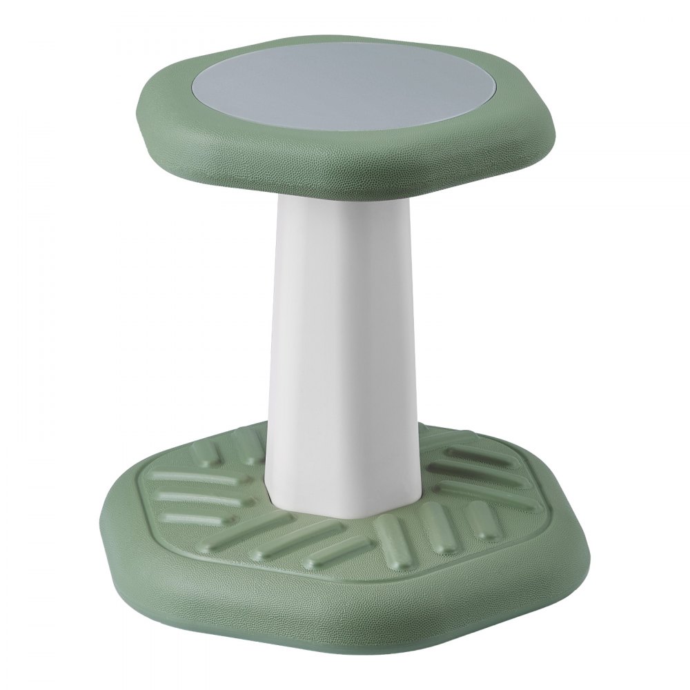 Scaun activ pentru copii VEVOR Wobble Chair cu perna din burete pentru varsta 3-7 verde