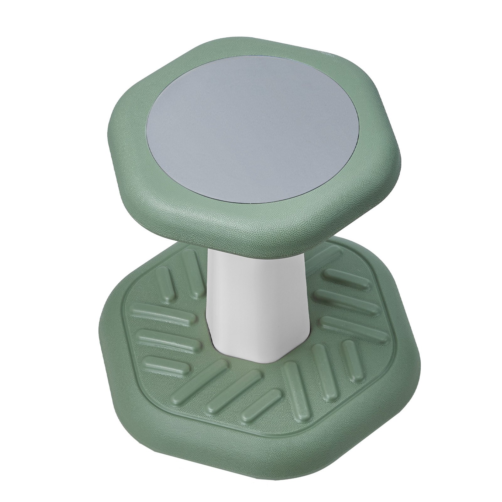 VEVOR Kids Wobble Chair Active Chair  with Sponge Cushion, Wobble Stool Improves Focus, Posture and Calm Children, Ideal for Schools and Preschools, Age 3-7, Green
