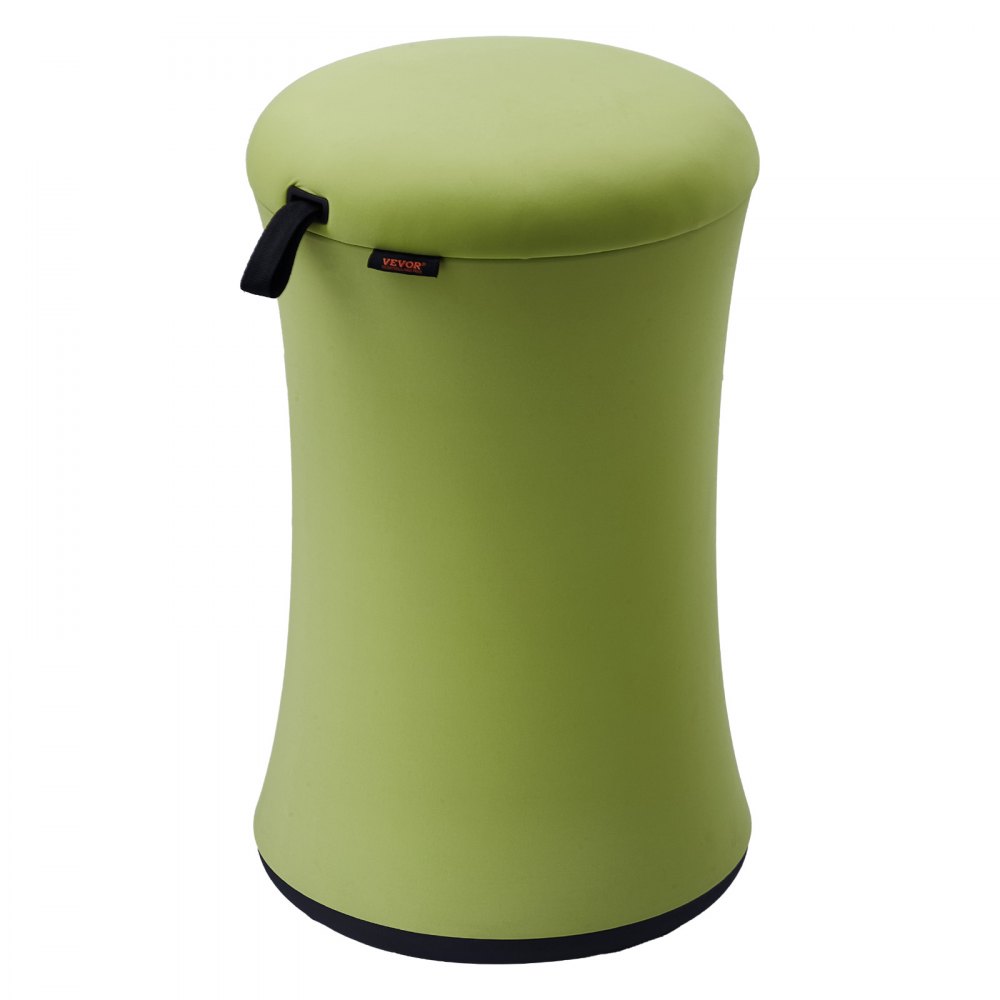 VEVOR Wobble Chair, Height-Adjustable (19.3-25") Wobble Chair with Fabric Cover, Flexible Seating Wobble Stool Made of Iron & Sponge, Ideal for School, Office & Home, 20° Tilt Angle, Age 12-18, Green