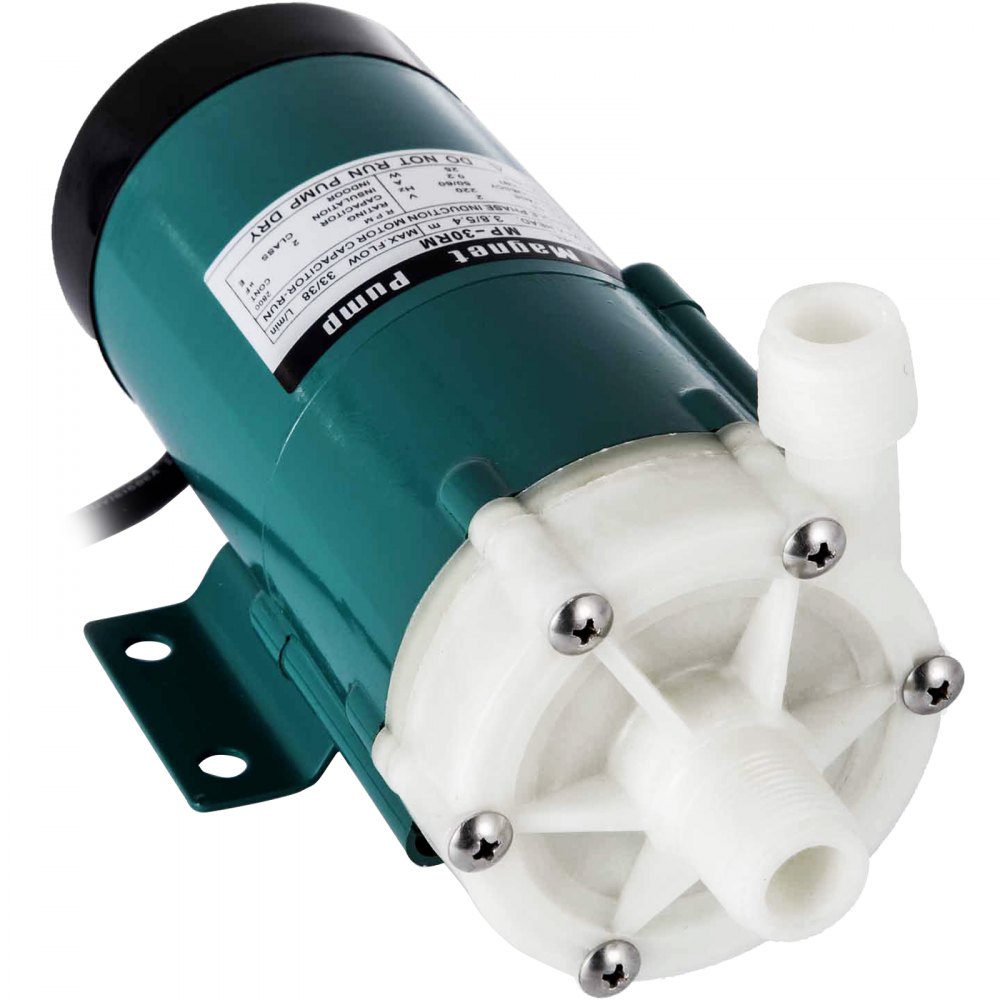 Magnetic Brewing Beer Pump With Food Grade High Temp Plastic Head 3/4 Inch MPT