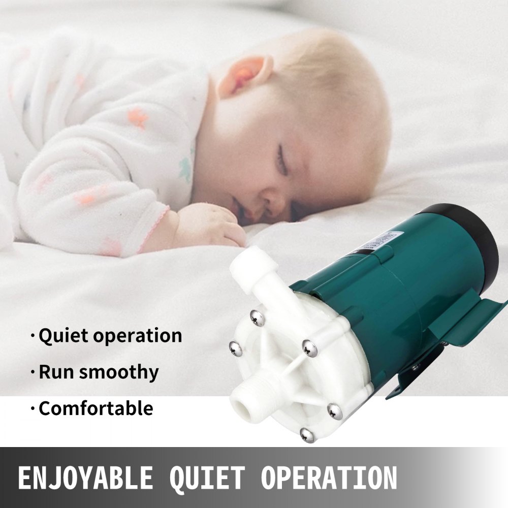 Magnetic Brewing Beer Pump With Food Grade High Temp Plastic Head 3/4 Inch MPT