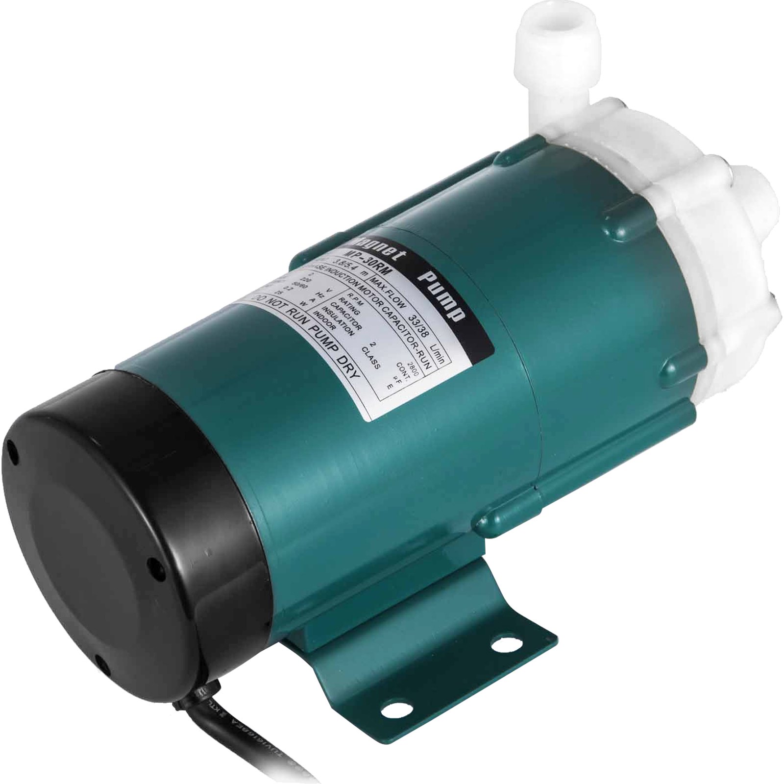 Magnetic Brewing Beer Pump With Food Grade High Temp Plastic Head 3/4 Inch MPT