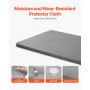 VEVOR King Size Bunkie Board, 1.5 in Bed Board Slats with 200D Oxford Cloth, Wooden Mattress Support for King Size Bed, Easy Assembly Support Under Mattress, 4 Piece, Gray