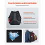VEVOR 25.2L Welding Backpack 1680D Polyester Welder Backpack for Tool and Helmet