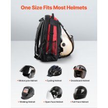 VEVOR 25.2L Welding Backpack 1680D Polyester Welder Backpack for Tool and Helmet