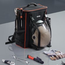VEVOR 33L Welding Backpack 600D Polyester Welder Backpack for Tools and Helmet