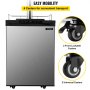 VEVOR Kegerators Beer Dispenser, Full Size Beer Kegerator Refrigerator, Single Tap Direct Draw Beer Dispenser w/LED Display, 23-83℉ Adjustable Dual Kegerator w/Complete Accessories, Stainless Steel