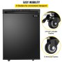 VEVOR Kegerators Beer Dispenser, Full Size Beer Kegerator Refrigerator, Double Taps Direct Draw Beer Dispenser w/LED Display, 23-83℉ Adjustable Dual Kegerator w/Complete Accessories, Black