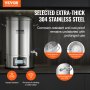 VEVOR Electric Brewing System, 8 GALLON Brewing Stock Pot, All-in-One Home Beer Brewer, 304 Stainless Steel Brewing Supplies with Panel, Includes Glass Lid, Handle, Spigot, Electronic Panel Control