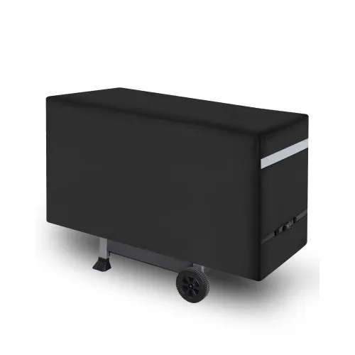 VEVOR Grill Cover, 66 inch BBQ Covers for Outdoor Grills, Waterproof, Fade Resistant, Weather Resistant Heavy Duty 600D Polyester, Easy On/Off, with Secure Buckles, Black