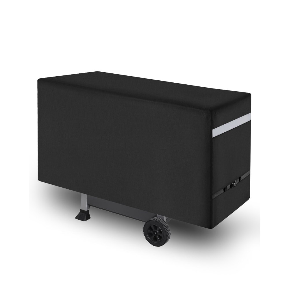 VEVOR Grill Cover, 66 inch BBQ Covers for Outdoor Grills, Waterproof, Fade Resistant, Weather Resistant Heavy Duty 600D Polyester, Easy On/Off, with Secure Buckles, Black