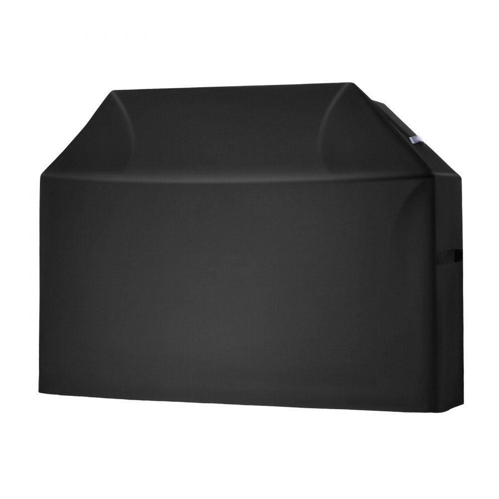 VEVOR Grill Cover, 60 inch BBQ Covers for Outdoor Grills, Waterproof, Fade Resistant, Weather Resistant Heavy Duty 600D Polyester, Easy On/Off, with Hook-and-Loop Straps, Black