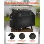 VEVOR Grill Cover, 65 inch BBQ Covers for Outdoor Grills, Waterproof, Fade Resistant, Weather Resistant Heavy Duty 600D Polyester, Easy On/Off, with Hook-and-Loop Straps, Black