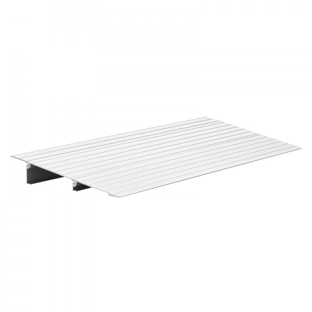 VEVOR Door Threshold Ramp, 2 inch Rise, Aluminum Alloy Threshold Ramp Rated 800 lbs Load Capacity, Handicap Ramps for Home Steps for Wheelchair, Scooters, Power Chairs, Walkers, Bicycle, Tricycle