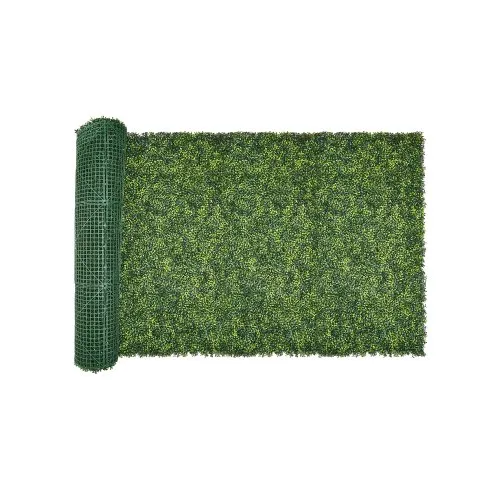 VEVOR Artificial Grass Wall Panels, 40 x 120 inch, Milan Grass Greenery Boxwood Panel for Indoor Outdoor Green Decor & Ivy Fence Covering, Privacy Backdrop Wall Hedge Screen for Garden
