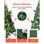 Panouri de perete din gazon artificial VEVOR, 40 x 120 inch, panou Milan Grass Greenery din buxus pentru decor verde interior și exterior și acoperire gard cu iederă, fundal pentru intimitate, ecran de gard viu pentru grădină