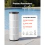 VEVOR Hot Tub Spa Pool Filter Cartridge 50 Sq. Ft Compatible Hayward C500