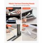 Car Cleaning Gun 6-9.2 Bar High-Pressure Air Blow Gun 2 Nozzles Blast Dust Dirt