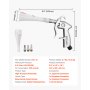 VEVOR Car Cleaning Gun, 6-9.2 Bar High-Pressure Air Blow Gun with 2 Set Nozzles, 360° Rotating Nozzle for Thorough Cleaning, Quickly Blasts Dirt and Dust from Surface, Work with 1/4 NPT Air Compressor