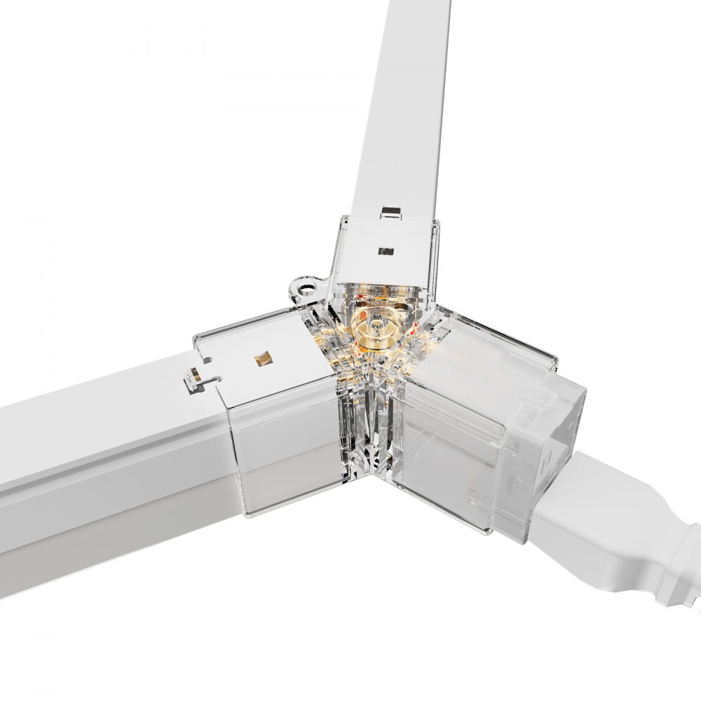 VEVOR Hexagon Garage Lights, 66300LM, 6500K 15 Grid Systems Honeycomb Hexagonal Garage LED Lights, DIY Cool White Car Detailing Garage Ceiling Lighting Bright Shop Light for Gym Basement Workshop