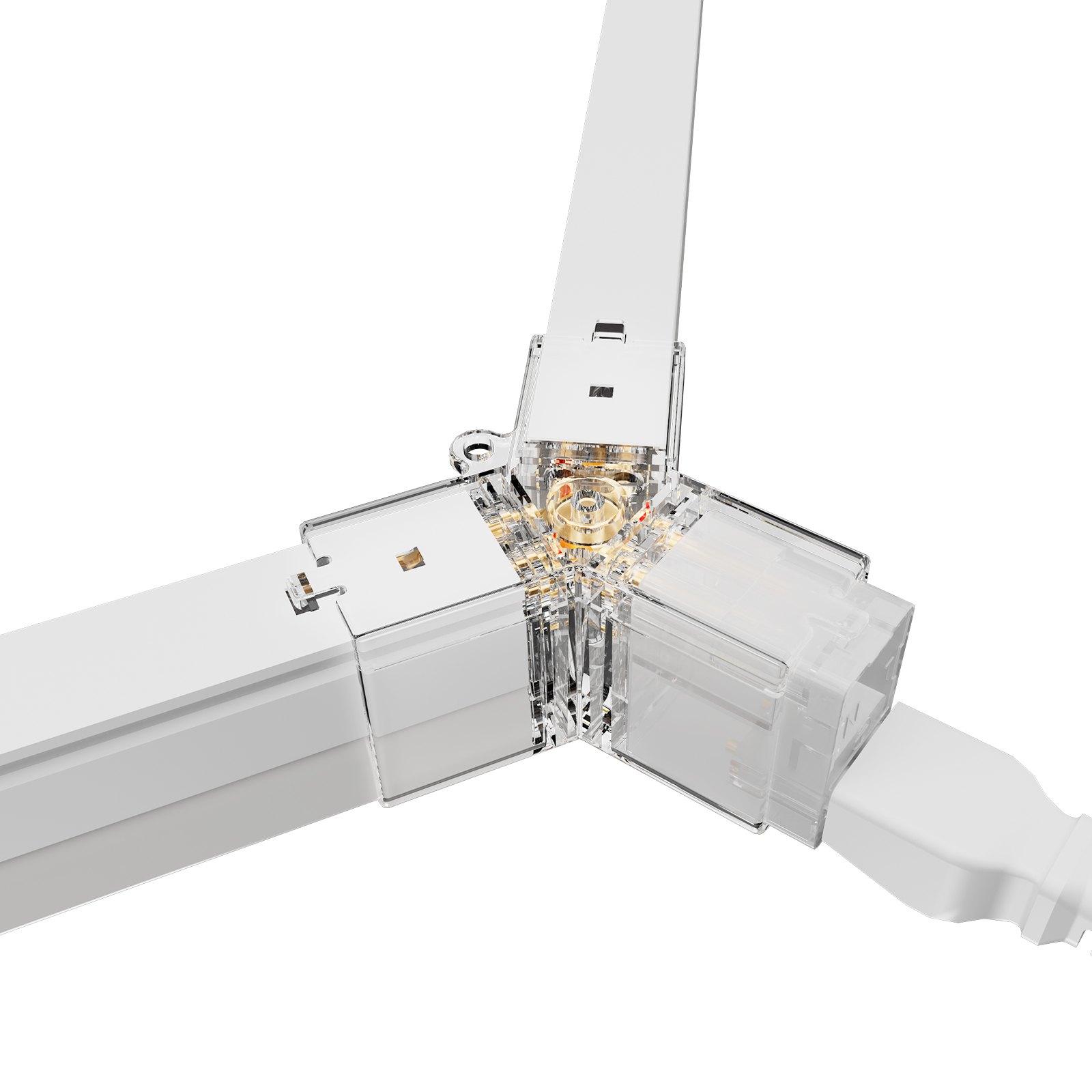 VEVOR Hexagon Garage Lights, 66300LM, 6500K 15 Grid Systems Honeycomb Hexagonal Garage LED Lights, DIY Cool White Car Detailing Garage Ceiling Lighting Bright Shop Light for Gym Basement Workshop