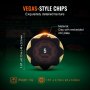 VEVOR Poker Chip Set, 300-Piece Poker Set, Complete Poker Playing Game Set with Carrying  Case, Heavyweight 14 Gram Casino Clay Chips, Cards, Buttons and Dices, for Texas Hold'em, Blackjack, Gambling
