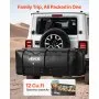 VEVOR Hitch Cargo Carrier Bag, Waterproof 840D PVC, 46.65 x 20.08 x 19.69 in (12 Cubic Feet), Heavy Duty Cargo Bag for Truck Bed Storage with Reinforced Straps, Suitable for Car SUV Vans Hitch Basket