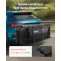 VEVOR Hitch Cargo Carrier Bag, Waterproof 840D PVC, 46.65 x 20.08 x 19.69 in (12 Cubic Feet), Heavy Duty Cargo Bag for Truck Bed Storage with Reinforced Straps, Suitable for Car SUV Vans Hitch Basket