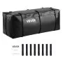 VEVOR Hitch Cargo Carrier Bag, Waterproof 840D PVC, 46.65 x 20.08 x 19.69 in (12 Cubic Feet), Heavy Duty Cargo Bag for Truck Bed Storage with Reinforced Straps, Suitable for Car SUV Vans Hitch Basket