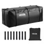 Hitch Cargo Carrier Bag 59.84 x 23.9 x 24.02 in (20 Cu.ft) with 8 Straps