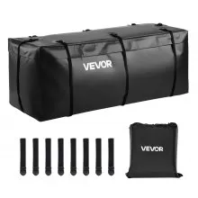 Hitch Cargo Carrier Bag 59.84 x 23.9 x 24.02 in (20 Cu.ft) with 8 Straps