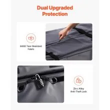 Hitch Cargo Carrier Bag 59.84 x 24.02 x 30.63 in (25 Cubic Feet) Waterproof