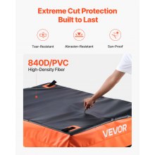 Truck Bed Cargo Bag 51.18 x 40.16 x 21.85 in (26 Cu. ft) Waterproof 840D PVC
