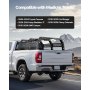 Overland Truck Bed Rack fit Tacoma/Ranger/Gladiator JT/Colorado/Canyon