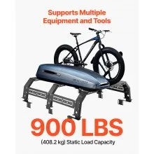 VEVOR Overland Truck Bed Rack, 51.2-65.4 in Width, Adjustable Overland Bed Cargo Rack with Sidebar, 900 lbs Static Capacity, Compatible with Mid-Size Trucks Tacoma/Ranger/Gladiator JT/Colorado/Canyon