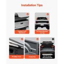 VEVOR Overland Truck Bed Rack, 51.2-65.4 in Width, Adjustable Overland Bed Cargo Rack with Sidebar, 900 lbs Static Capacity, Compatible with Mid-Size Trucks Tacoma/Ranger/Gladiator JT/Colorado/Canyon