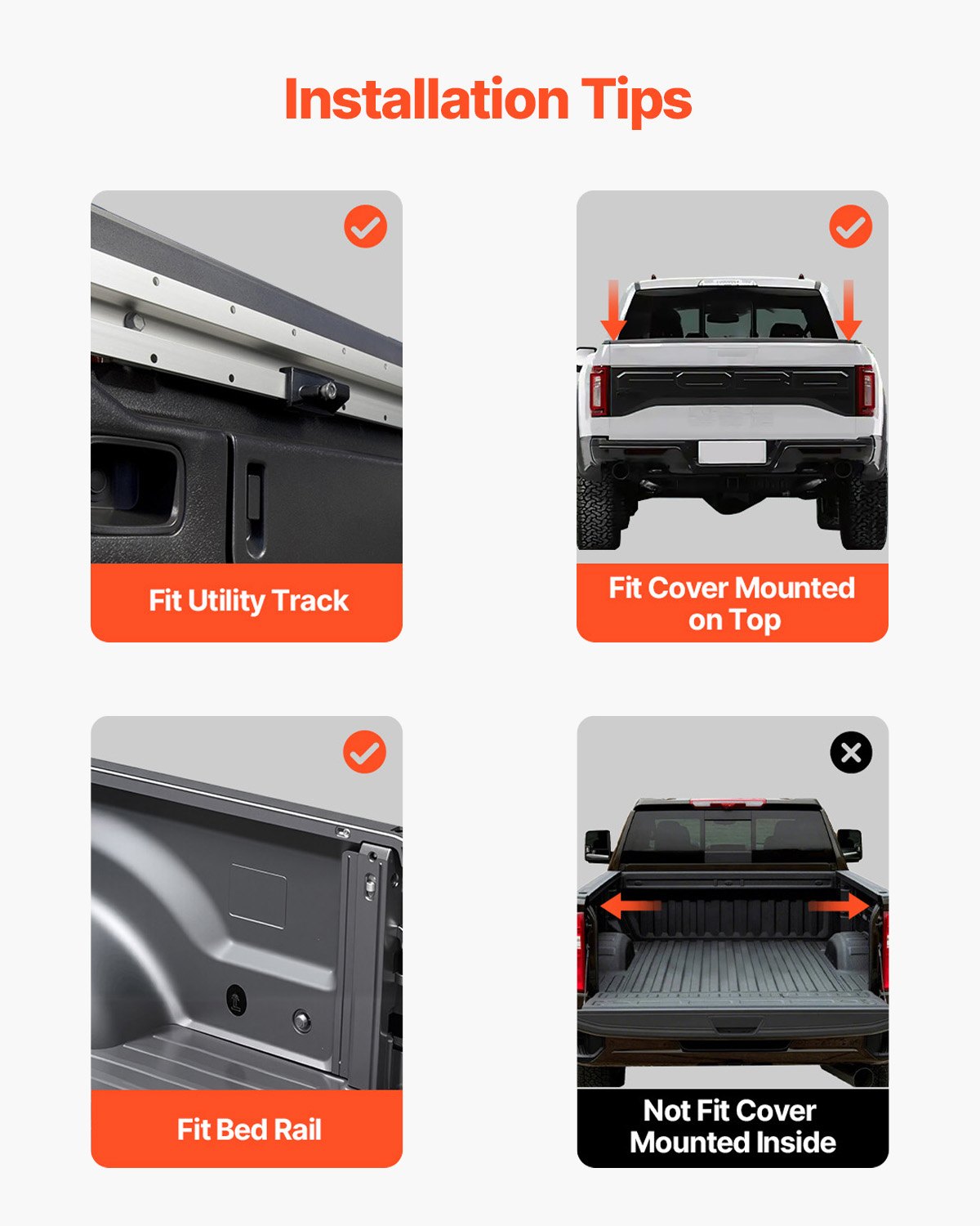 VEVOR Overland Truck Bed Rack, 51.2-65.4 in Width, Adjustable Overland Bed Cargo Rack with Sidebar, 900 lbs Static Capacity, Compatible with Mid-Size Trucks Tacoma/Ranger/Gladiator JT/Colorado