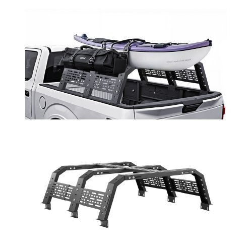 Overland Truck Bed Rack 900 lbs Static Capacity Fit Tacoma/Gladiator JT