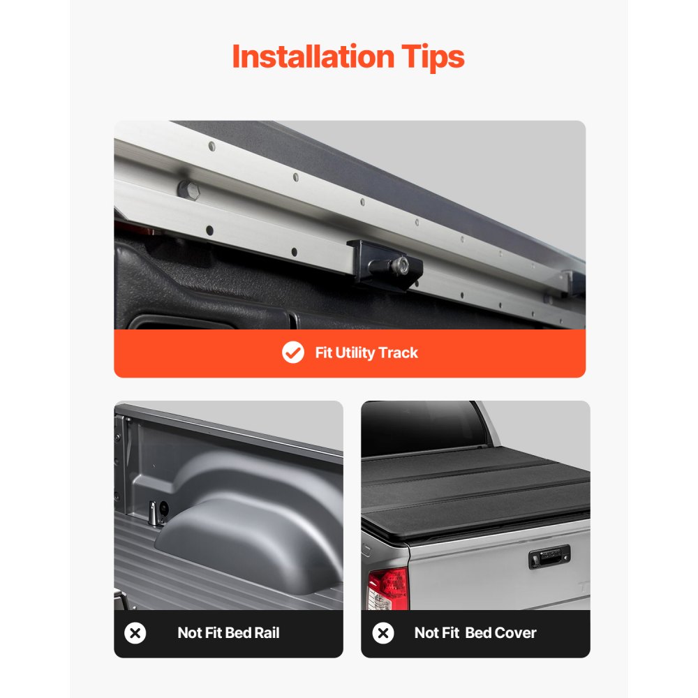 VEVOR Overland Truck Bed Rack, 125-172.5 cm Width, Adjustable Overland Bed Cargo Rack with Sidebar, 408.2 kg Static Load Capacity, Heavy Duty Steel, for Mid-Size Trucks, Fit Tacoma / Gladiator JT